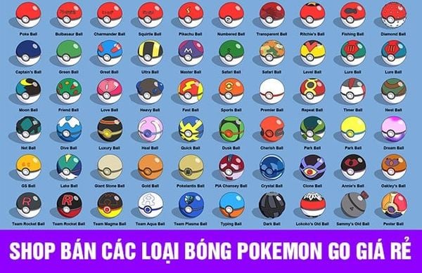 Shop bán bóng Pokeball Go giá rẻ ở TPHCM - ChipChip Pokemon