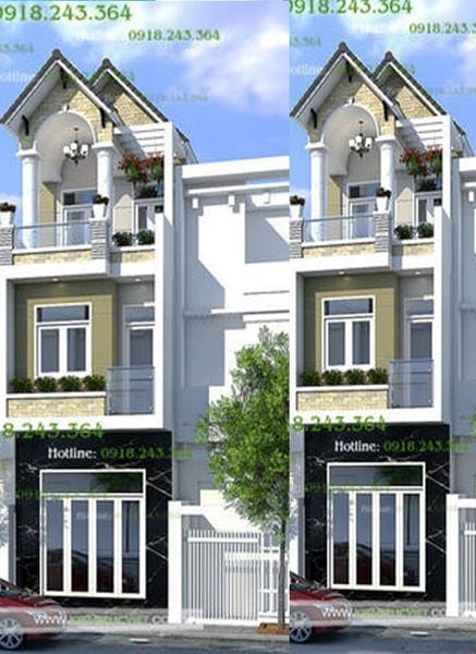 Tư vấn xây nhà phố mặt ngang 4m sau 16m xaynha1triet1lung grande - Tư vấn xây nhà phố mặt ngang 4m sau 16m