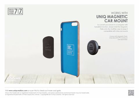 Ốp Lưng Da Iphone 7 Plus Uniq Outfitter Cao Cấp Chính Hãng Singapore