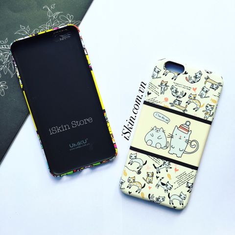 ỐP Lưng Iphone 7 UMKU Mèo Nhật Dễ Thương Silicon Dẻo Có Dạ Quang