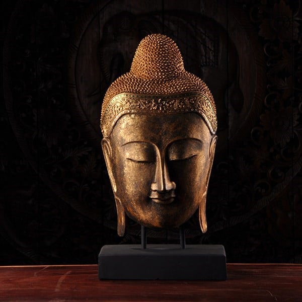 Diện Phật - Gỗ dát Vàng