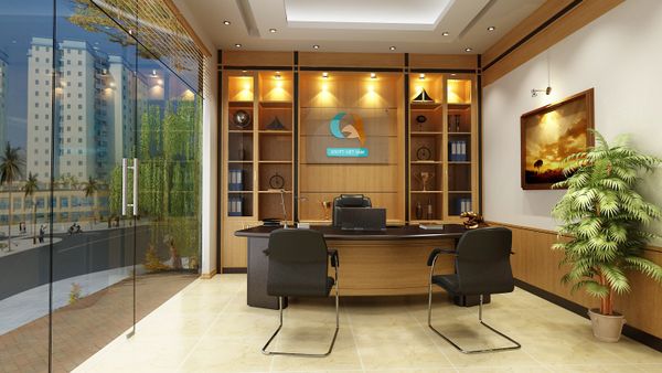 Gợi ý một số kiểu nội thất văn phòng bằng gỗ đẳng cấp