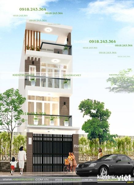 5 Mẫu nhà 5 tầng ngang nhà từ 5m đến 6m bạn nên tham khảo nhapho3tang 4mx15m grande