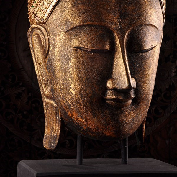 Diện Phật - Gỗ dát Vàng