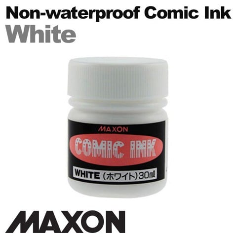 Mực vẽ comic Maxon, non-waterproof White