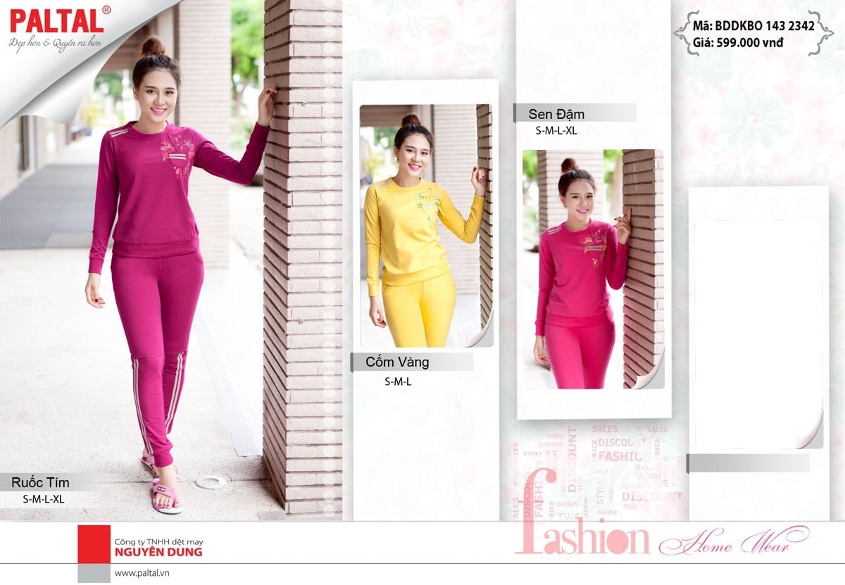 Bộ Sưu Tập Thu Đông 2016 - Đồ Bộ Thu Đông Đẹp Nhất - Thương Hiệu Đồ Mặc Nhà Cao Cấp PALTAL