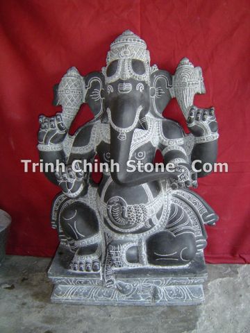 Tượng thần Ganesha ấn độ bằng đá