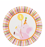 Dĩa giấy Sweet At One thôi nôi hồng 18cm 8c/gói