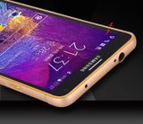  Samsung Note 4 - Ốp viền nhôm Perfect (Vàng gold) 