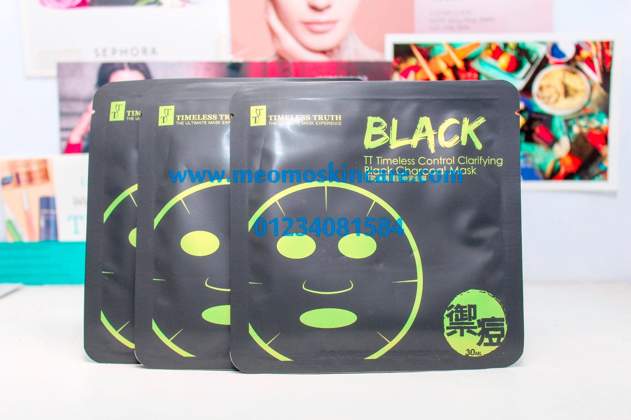Timeless Truth Black CONTROL CLARIFYING Black Charcoal Mask
