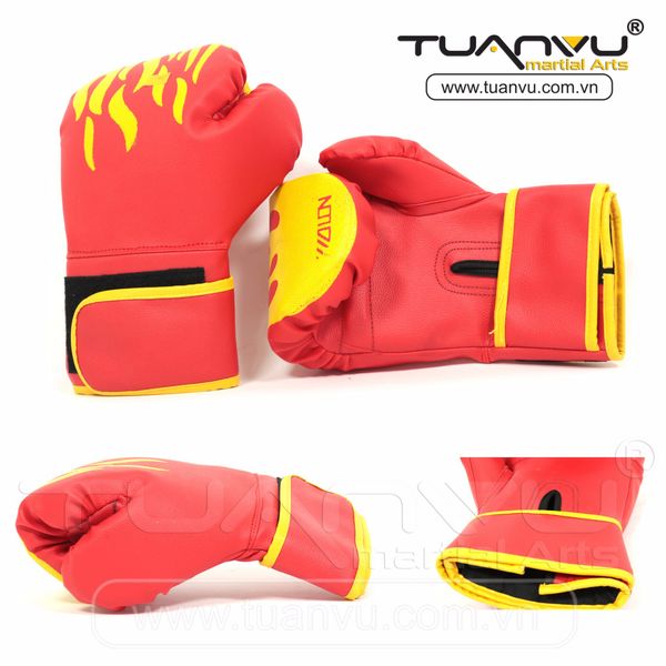 Găng tay boxing lửa, gang tay boxing lua, găng tay boxing, gang tay boxing