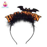  Cài chữ Halloween dơi 
