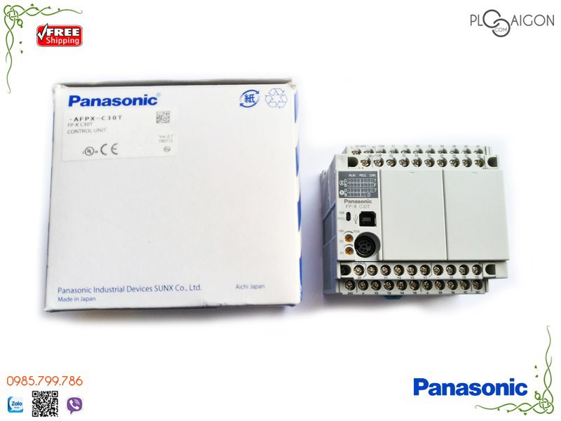  Bộ lập trình PLC Panasonic FPX-C30T, FPX-C40T, FPX-C60T 