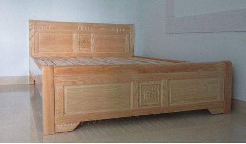 Wooden Bed 014