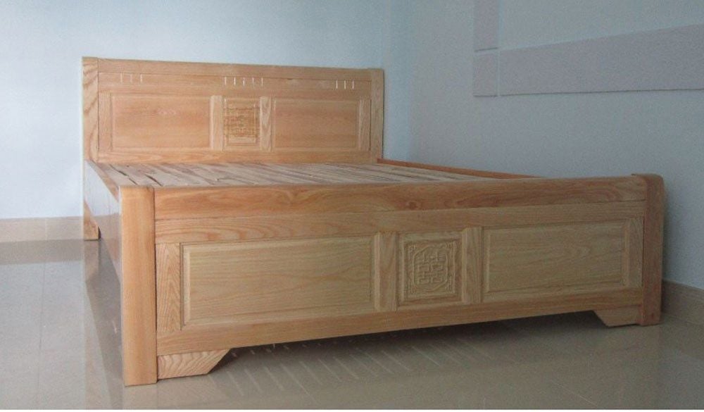 Wooden Bed 014