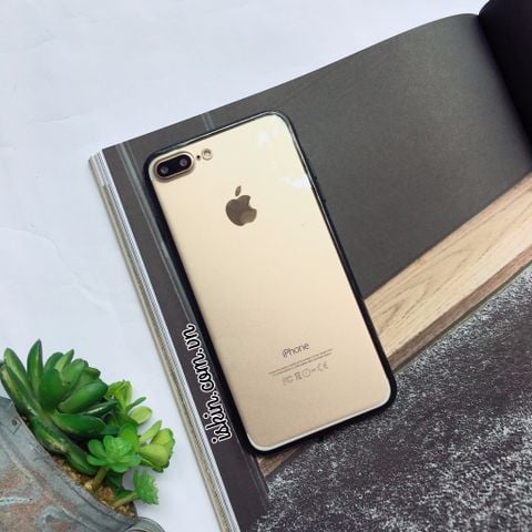Ốp Lưng Iphone 7 Plus Lưng Trong Suốt Viền Dẻo Màu Không Ố Vàng