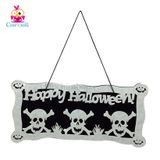  Bảng trang trí đầu lâu halloween 