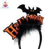  Cài chữ Halloween dơi 