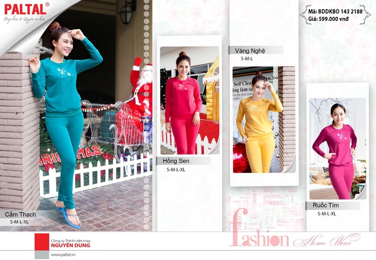 Bộ Sưu Tập Thu Đông 2016 - Đồ Bộ Thu Đông Đẹp Nhất - Thương Hiệu Đồ Mặc Nhà Cao Cấp PALTAL