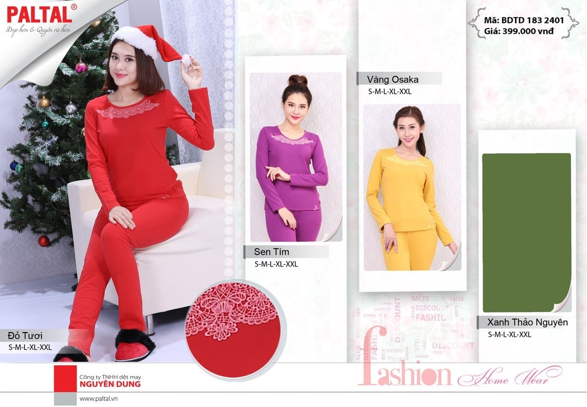 Bộ Sưu Tập Thu Đông 2016 - Đồ Bộ Thu Đông Đẹp Nhất - Thương Hiệu Đồ Mặc Nhà Cao Cấp PALTAL